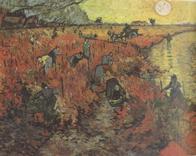Vincent Van Gogh The Red Vineyard (nn04) Spain oil painting art